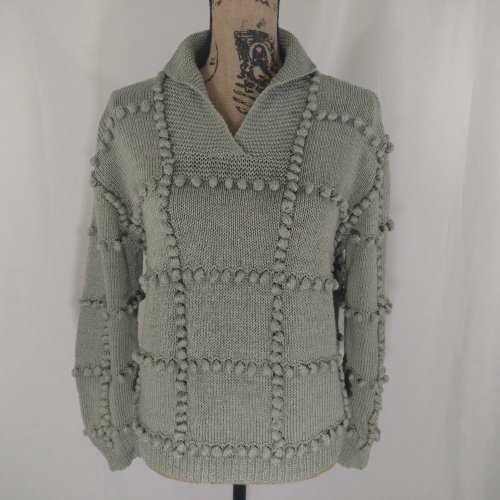 BRANDO hand made Sweater Sz L Cotton